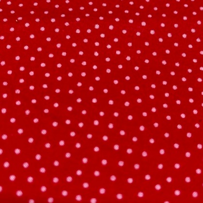 Rot mit kleinen Punkten